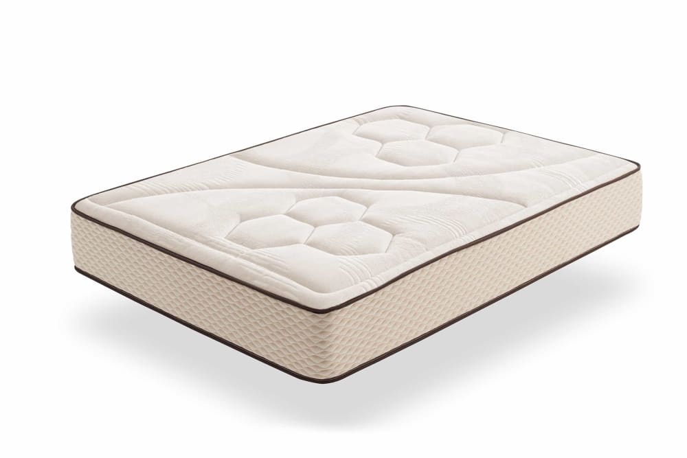 Moonia Viscosoft Matratze - 140x190 cm - 20 cm Beige Öko-Tex Zertifikat Pes - Polyester