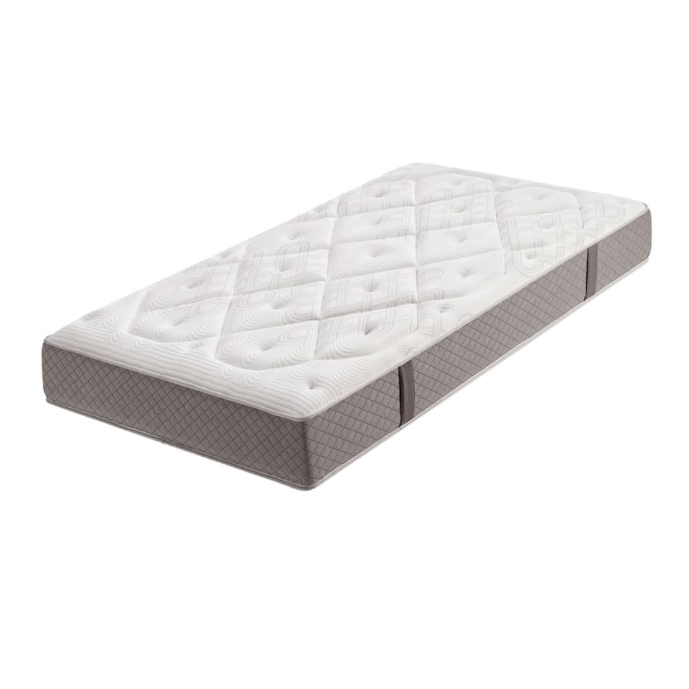 Moonia Viskoelastische Matratze - 80x190 cm - 26 cm Weiß Öko-Tex Zertifikat Pes - Polyester