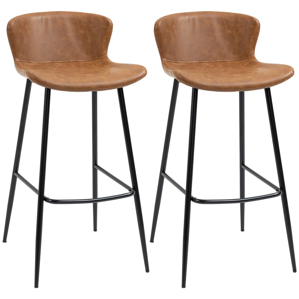 Lot 2 tabourets - noir bar