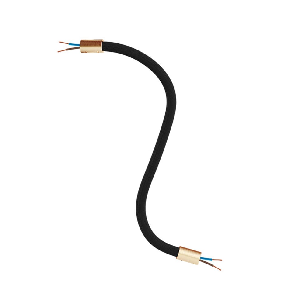 Applique con spina ed estensione snodabile color bronzo 30 cm -