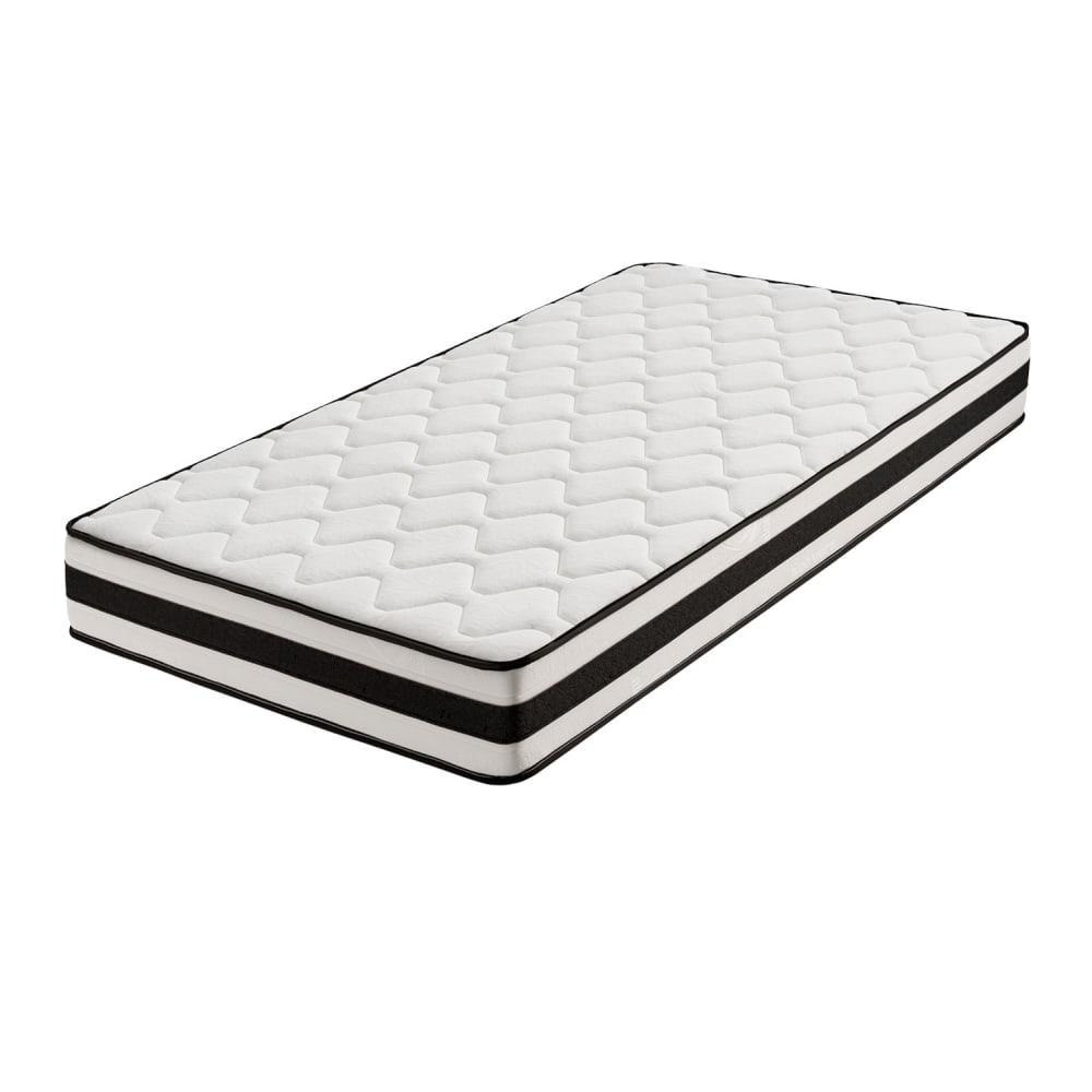 Moonia Viscosoft Matratze - 80x190 cm - 21 cm Weiß Öko-Tex Zertifikat Pes - Polyester