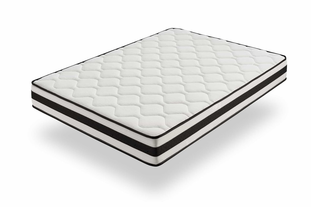 Moonia Viscosoft Matratze - 150x200 cm - 21 cm Weiß Öko-Tex Zertifikat Pes - Polyester