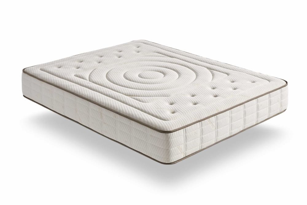 Moonia Viscosoft Matratze - 150x190 cm - 27 cm Weiß Öko-Tex Zertifikat Pes - Polyester
