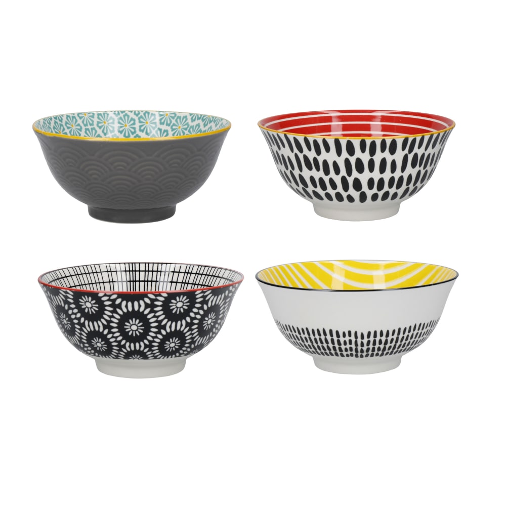 Lot de 4 Bols céramique Assorties
