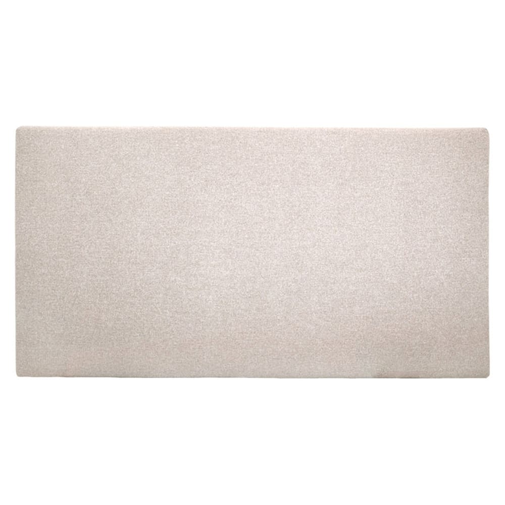 Tête de lit polyester lisse beige 180x80cm