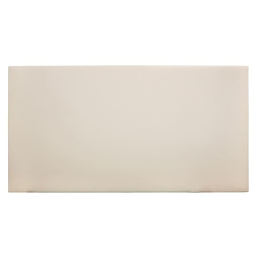 Tête de lit similicuir lisse beige 180x80cm