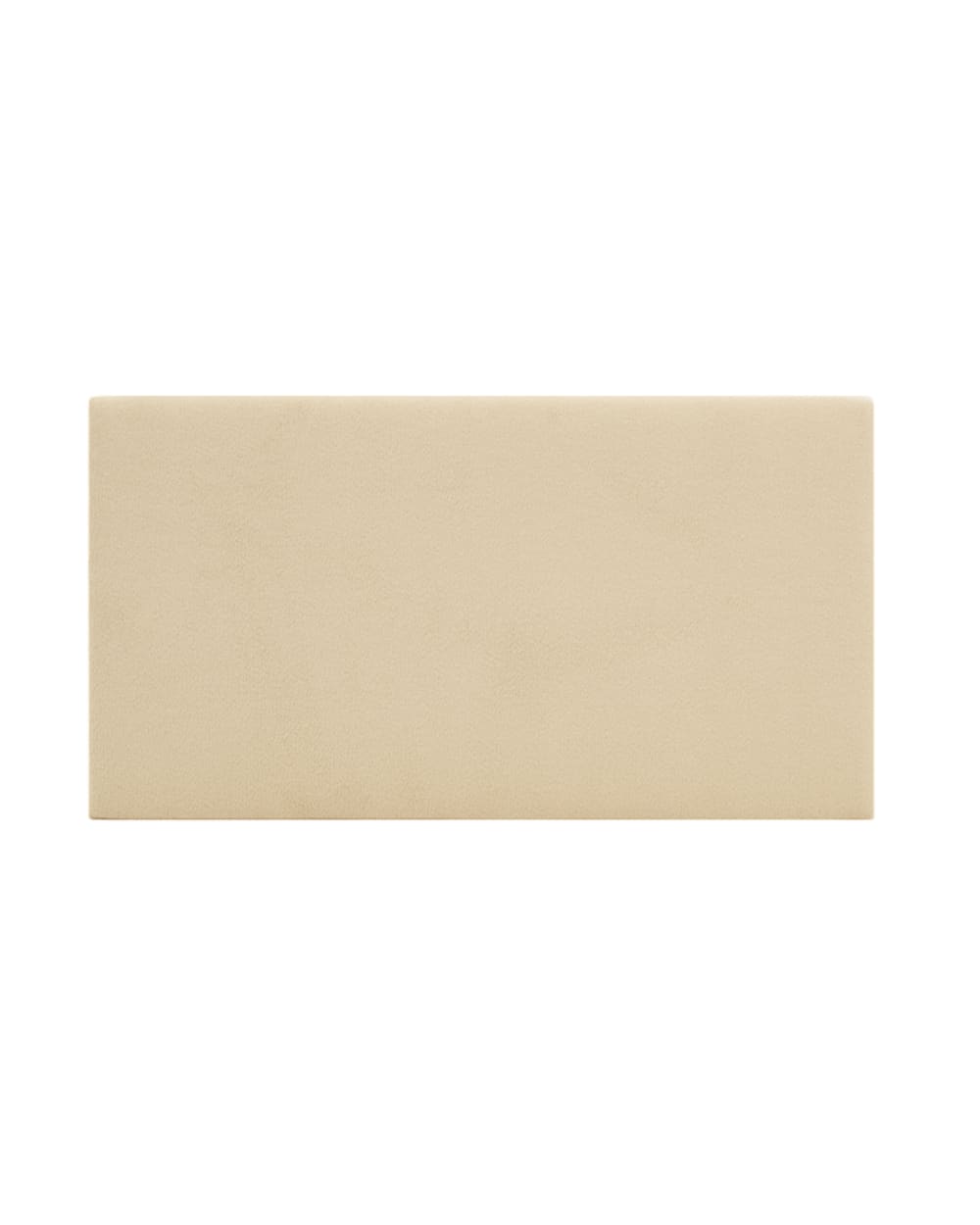 Cabecero tapizado de algodón en color beige de 200x80cm