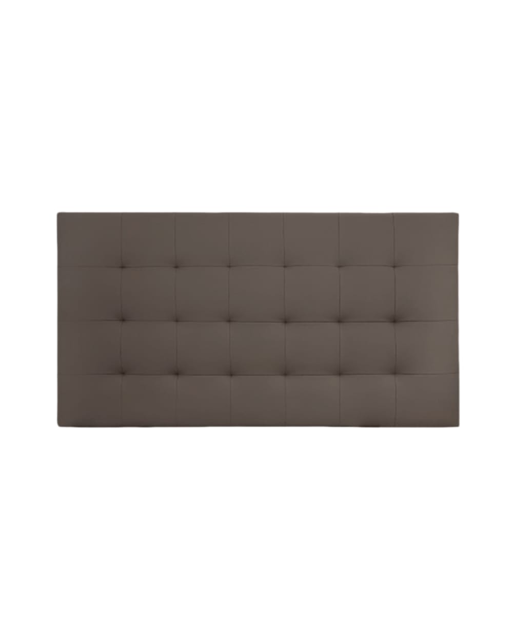 Tête de lit similicuir capitonnée marron 180x80cm