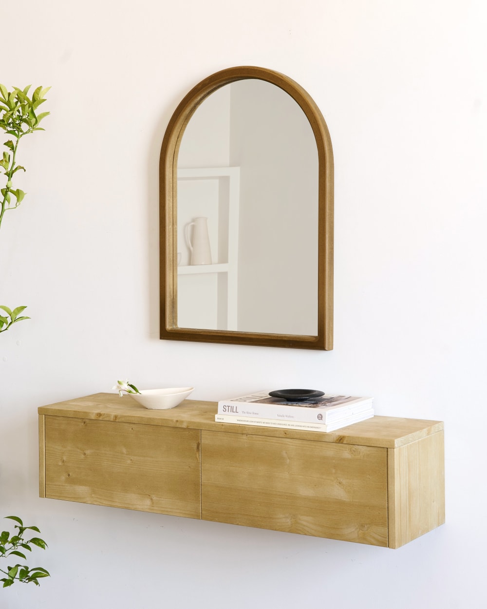 Miroir arqué fait main naturel - Maisons du Monde