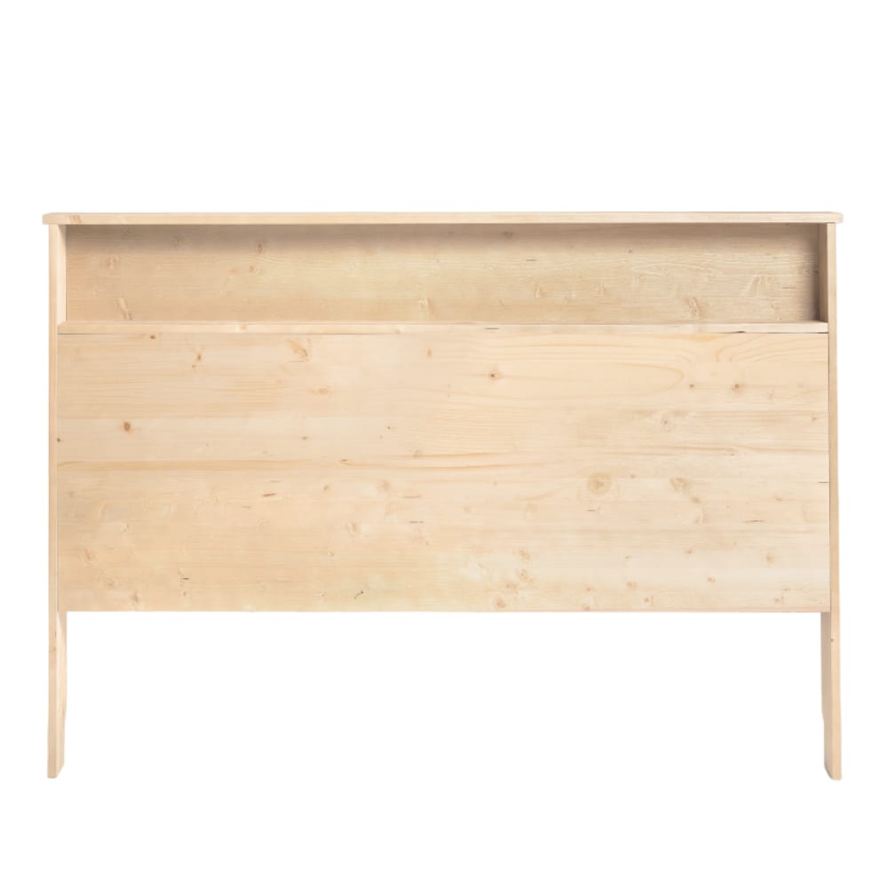 Cabecero cama con almacenamiento 150 cm en color beige - Maisons du Monde