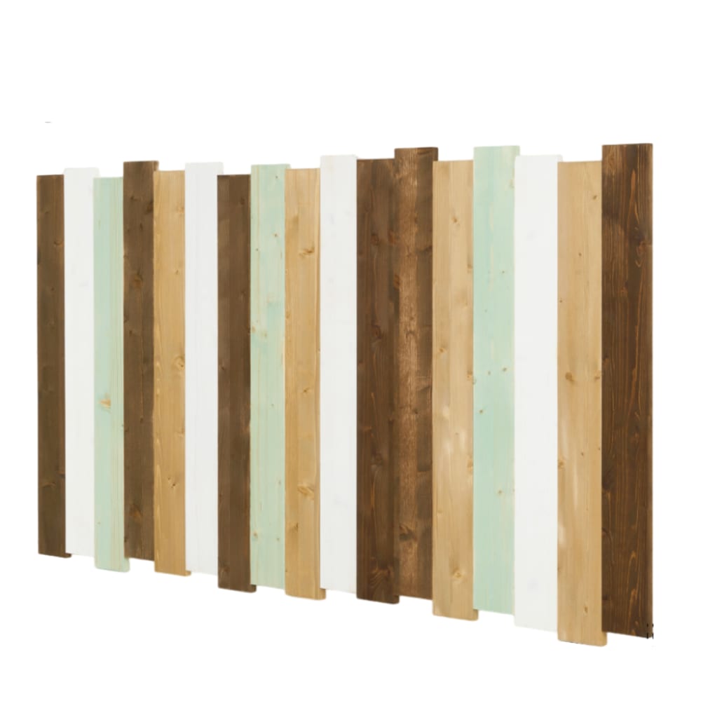 Hannun Kopfteil Holz Mehrfarbig 140 cm style modern Mehrfarbig Holz