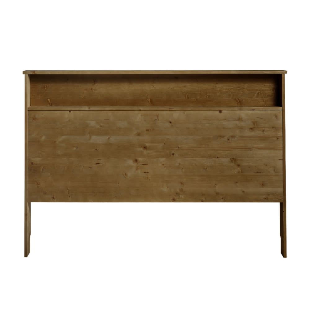 Hannun Bettkopfteil mit Stauraum 180 cm braun style modern - Holz