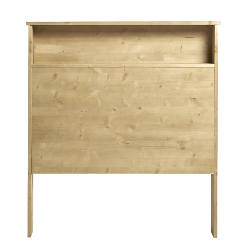 Tête de lit avec rangement 180 cm naturel