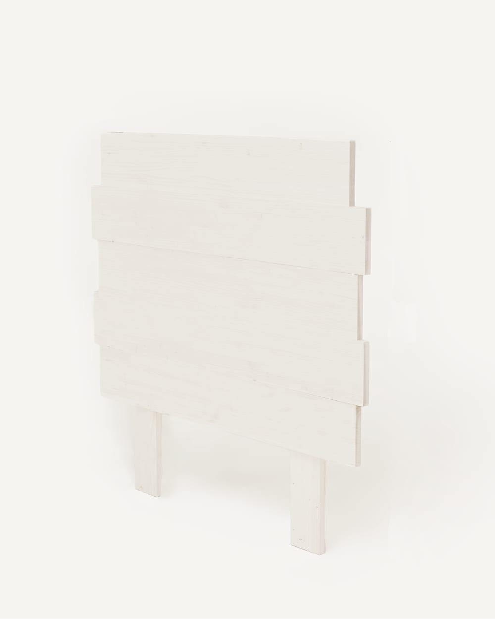 Tête de lit en bois d'épicéa pour lit de 90 cm couleur blanc