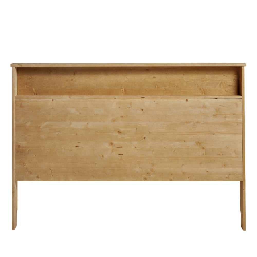 Tête de lit avec rangement 135 cm marron clair