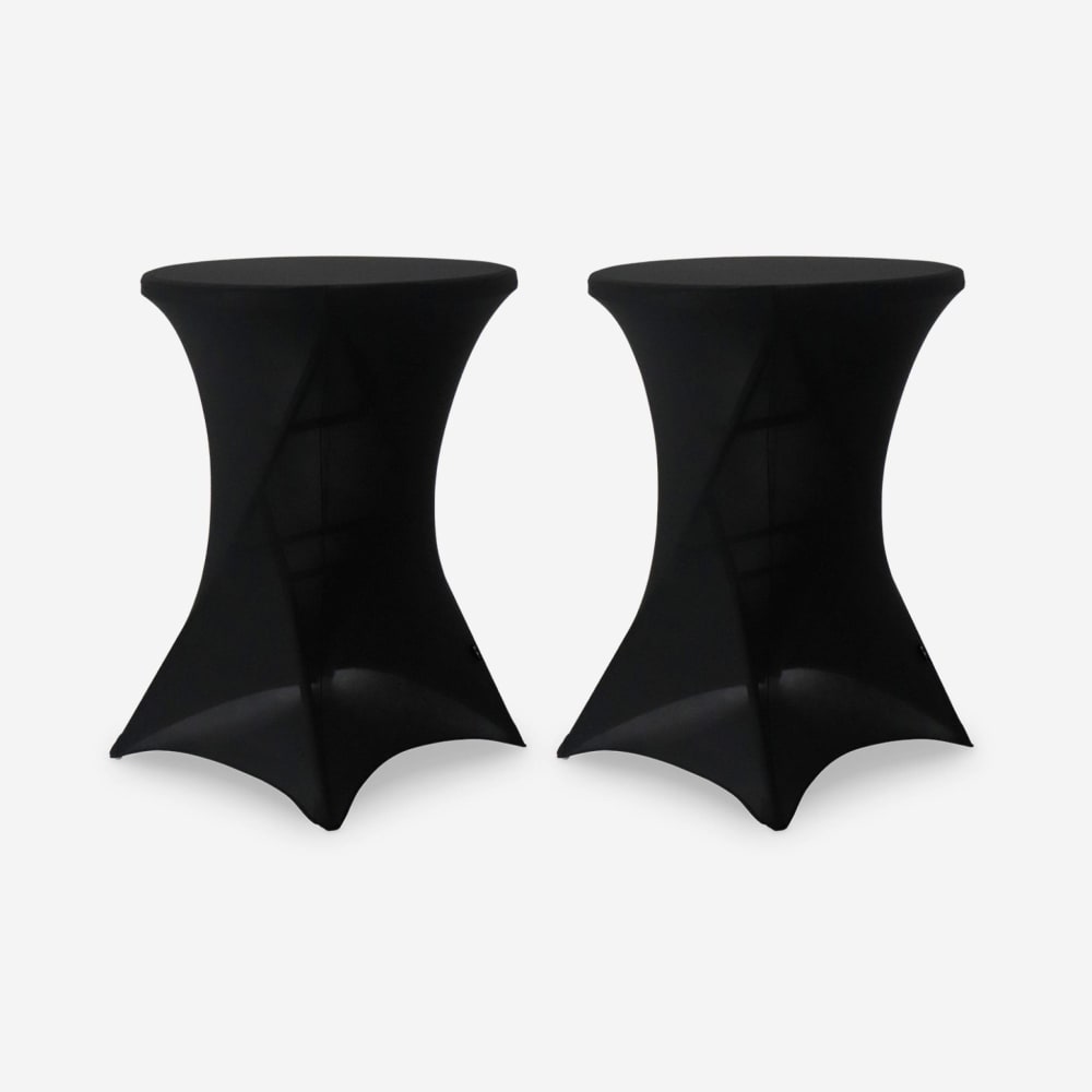 Fundas para mesas de pie, set de 2, negro - Maisons du Monde