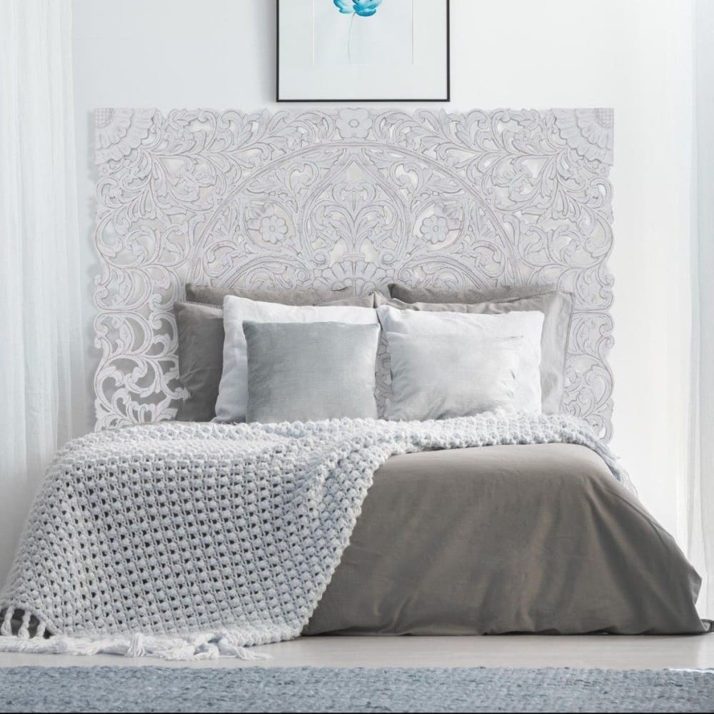 Tête de lit 180cm bois blanc