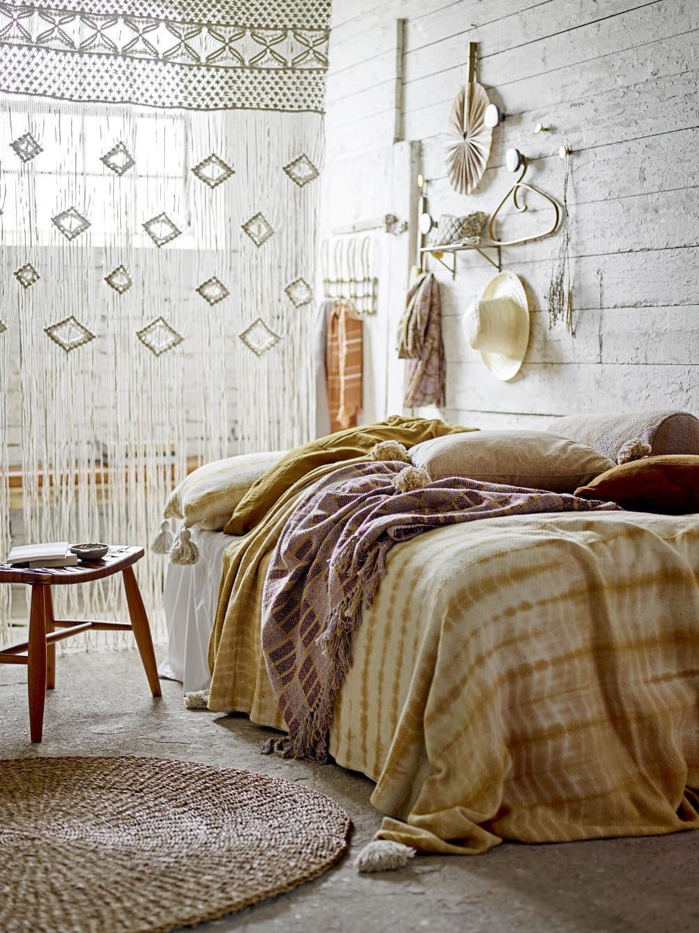 Cuscino in cotone riciclato marrone 20x55 cm - Bloomingville