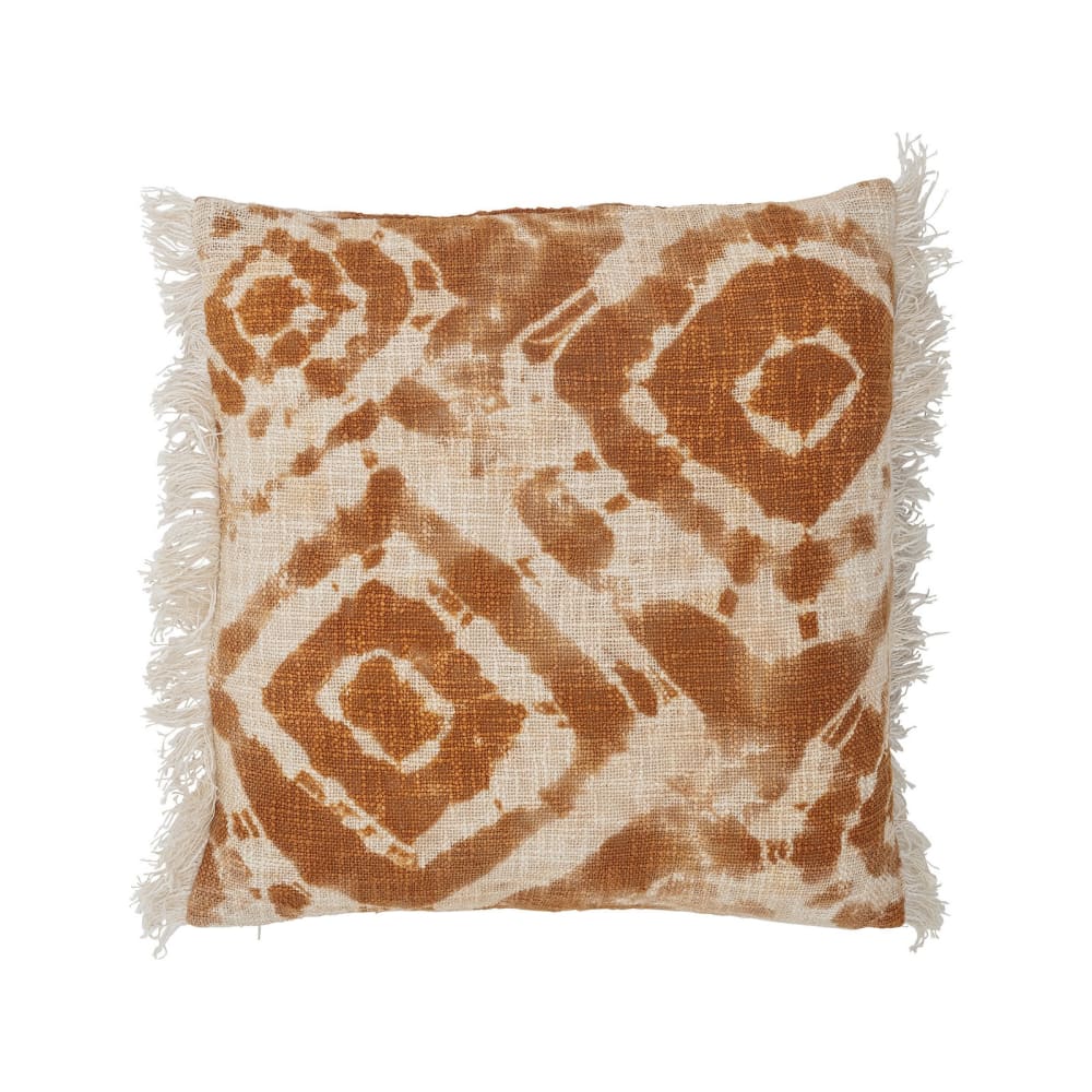 Coussin en coton brun - 50x50