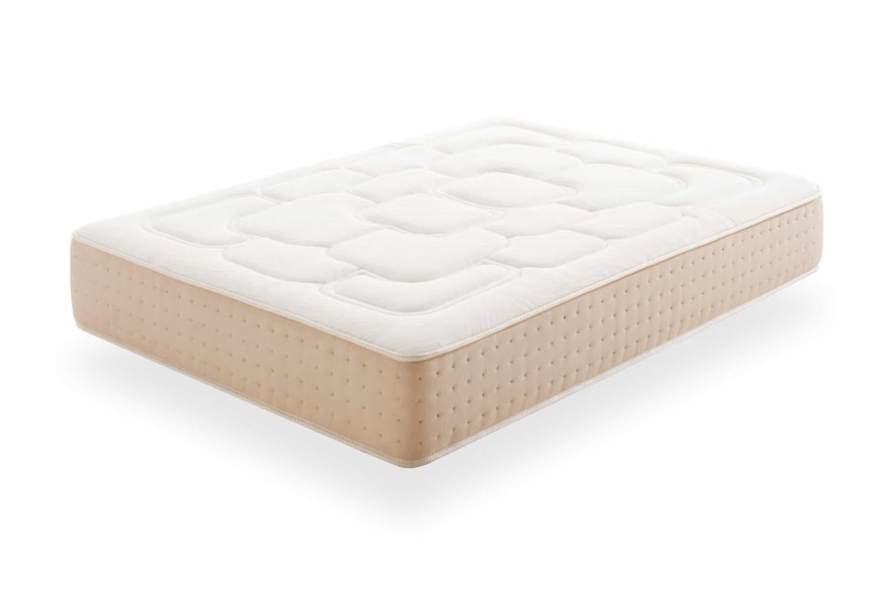 Moonia Viskoelastische Matratze - 160x190 cm - 30 cm Weiß Öko-Tex Zertifikat Pes - Polyester