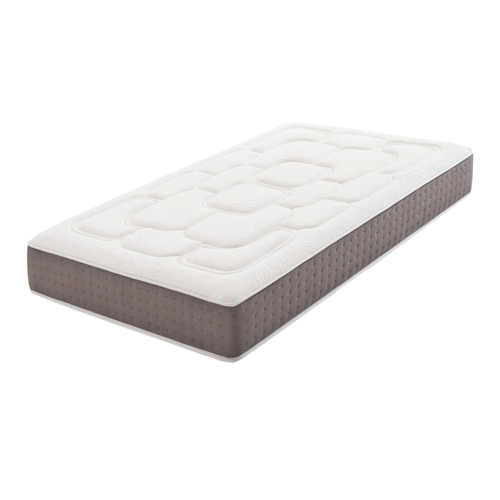 Moonia Viskoelastische Matratze - 90x200 cm - 30 cm Weiß Öko-Tex Zertifikat Pes - Polyester