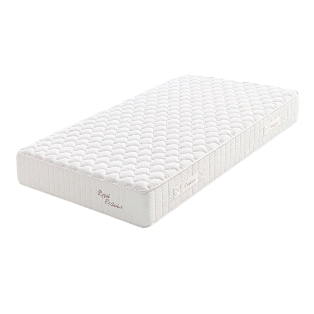 Moonia Viscosoft Matratze - 80x190 cm - 27 cm Weiß Öko-Tex Zertifikat Pes - Polyester