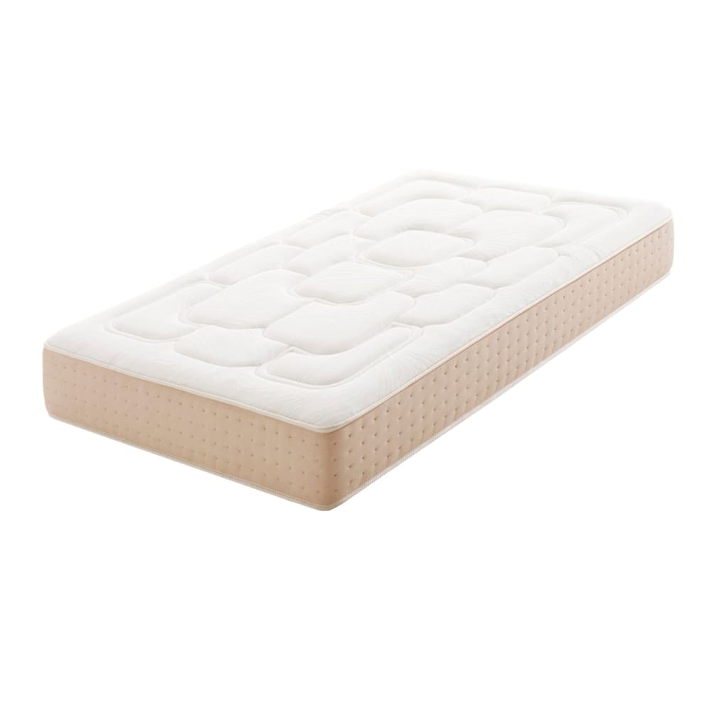 Moonia Viskoelastische Matratze - 90x200 cm - 30 cm Weiß Öko-Tex Zertifikat Pes - Polyester
