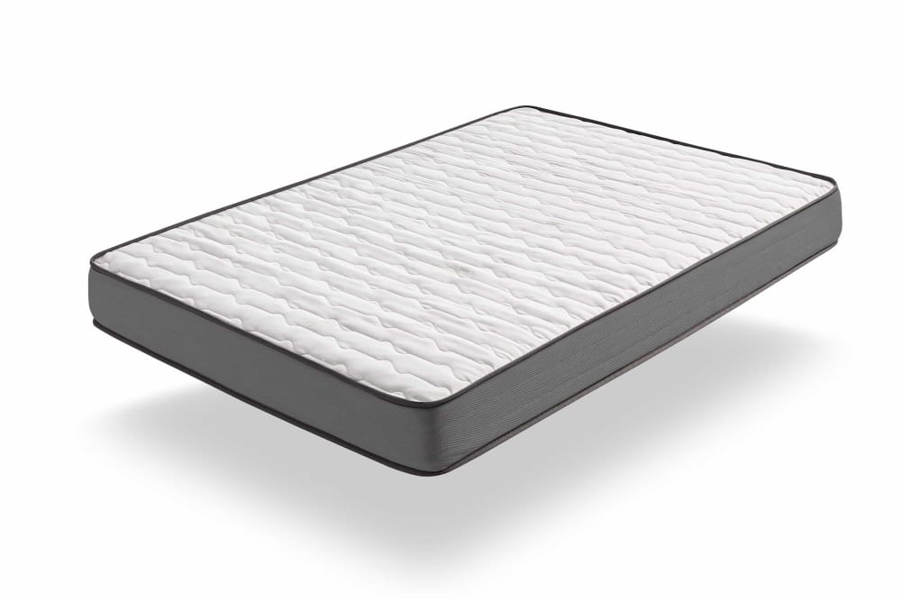 Moonia Viscosoft Matratze - 140x190 cm - 21 cm Weiß Öko-Tex Zertifikat Pes - Polyester