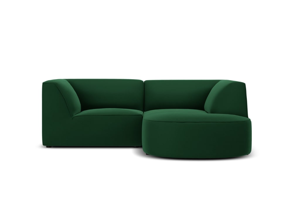 Canapé D'Angle droit - velours vert