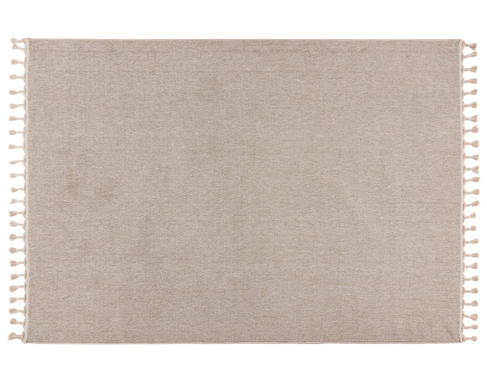 Tapis en 100% polyester taupe 160x230 cm