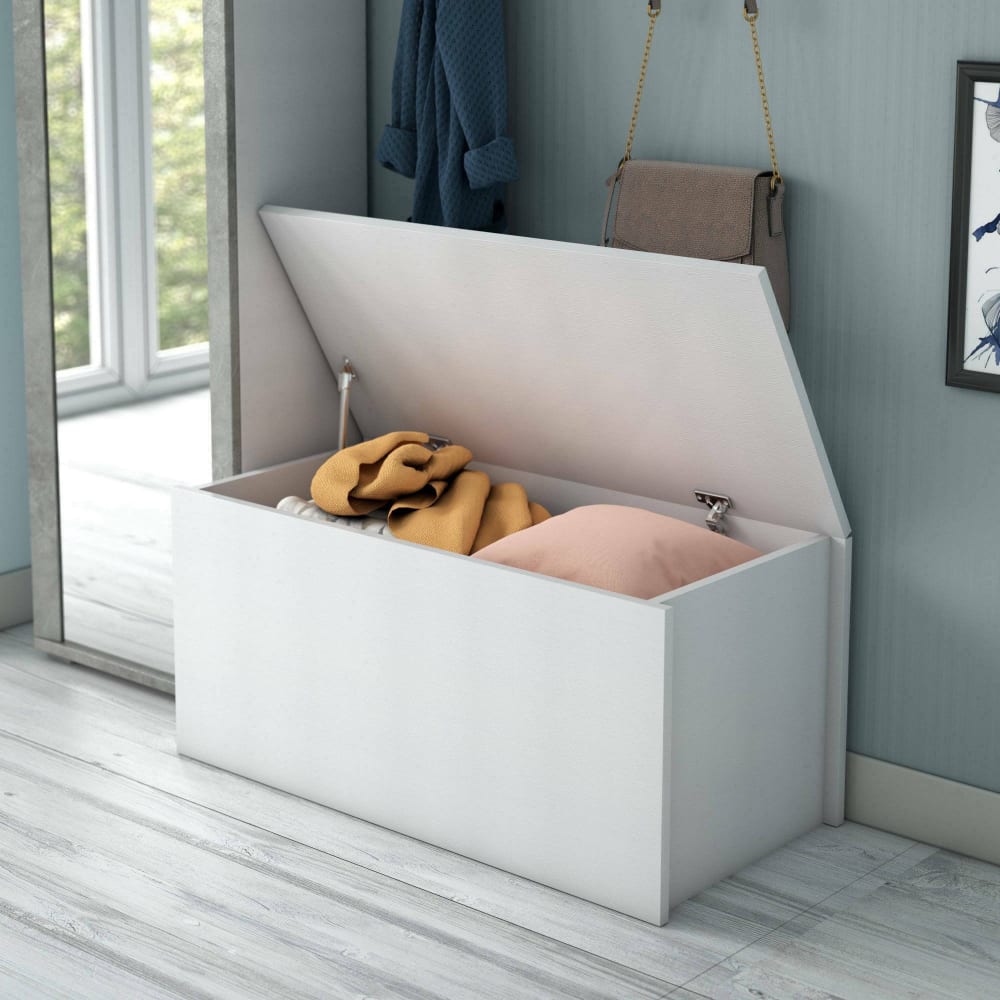 Baule bianco 45x90x45h cm - Dmora