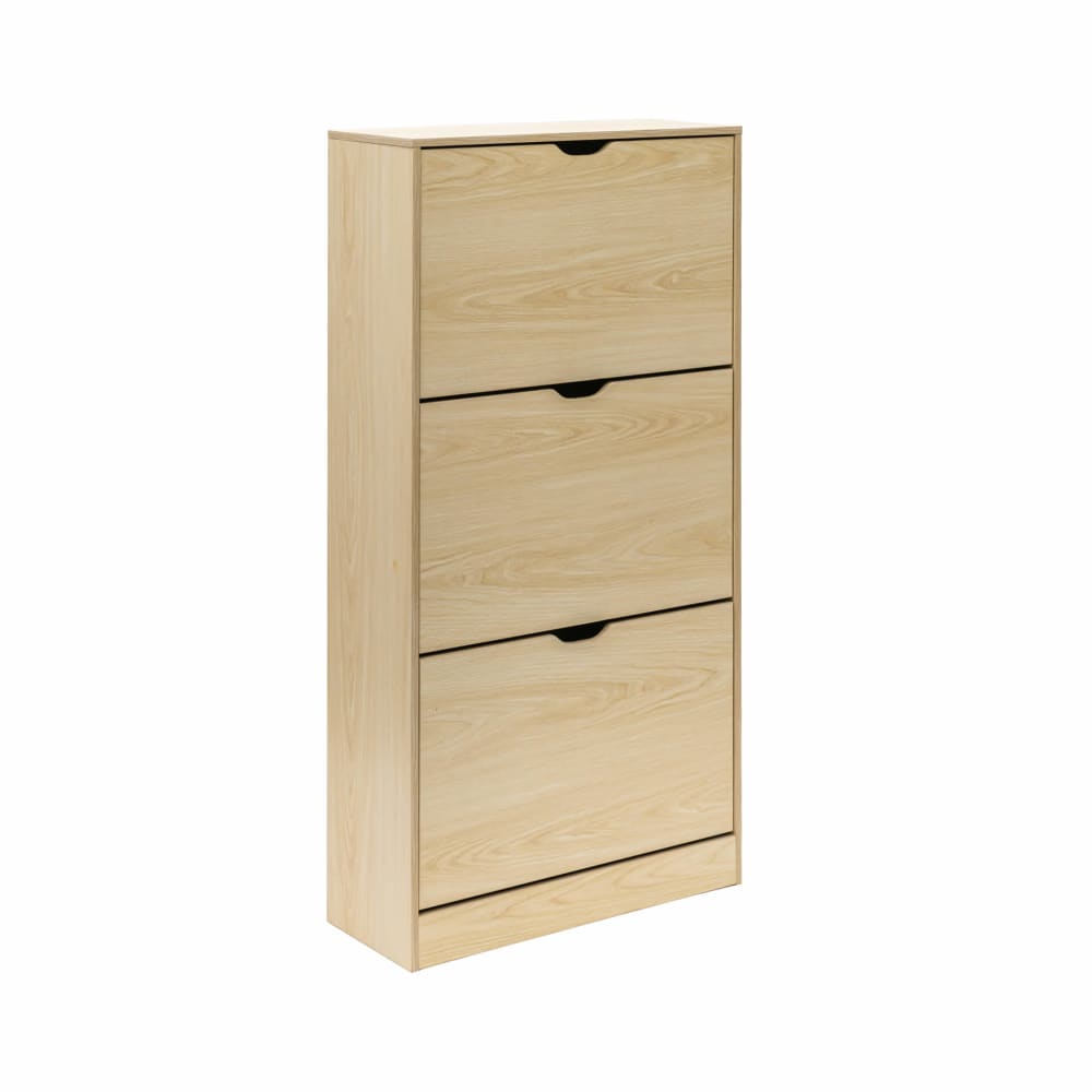 Mobili Rebecca Schuhschrank mit 3 Türen aus beigem MDF style modern - Spanplatte