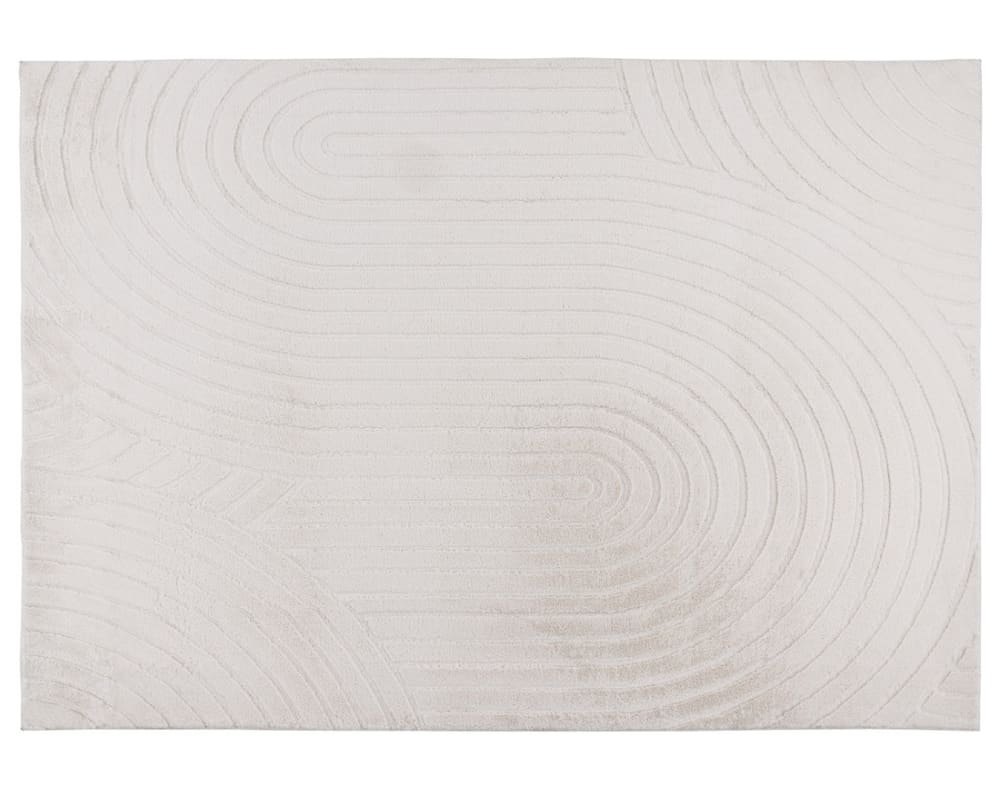 Tapis en 100% polyester blanc 120x170 cm — vue 3