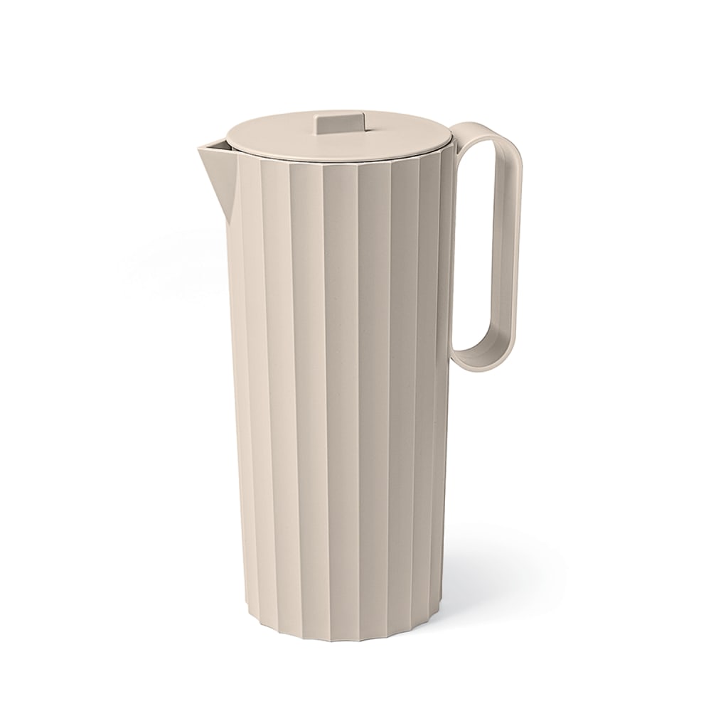Carafe en polypropylène gris mat