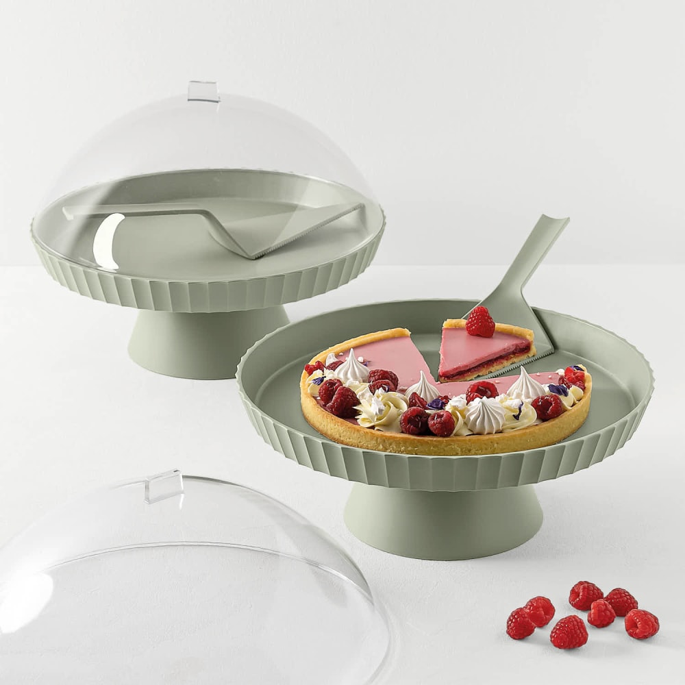 Pedestal con campana y clavijero de polipropileno verde - Maisons du Monde