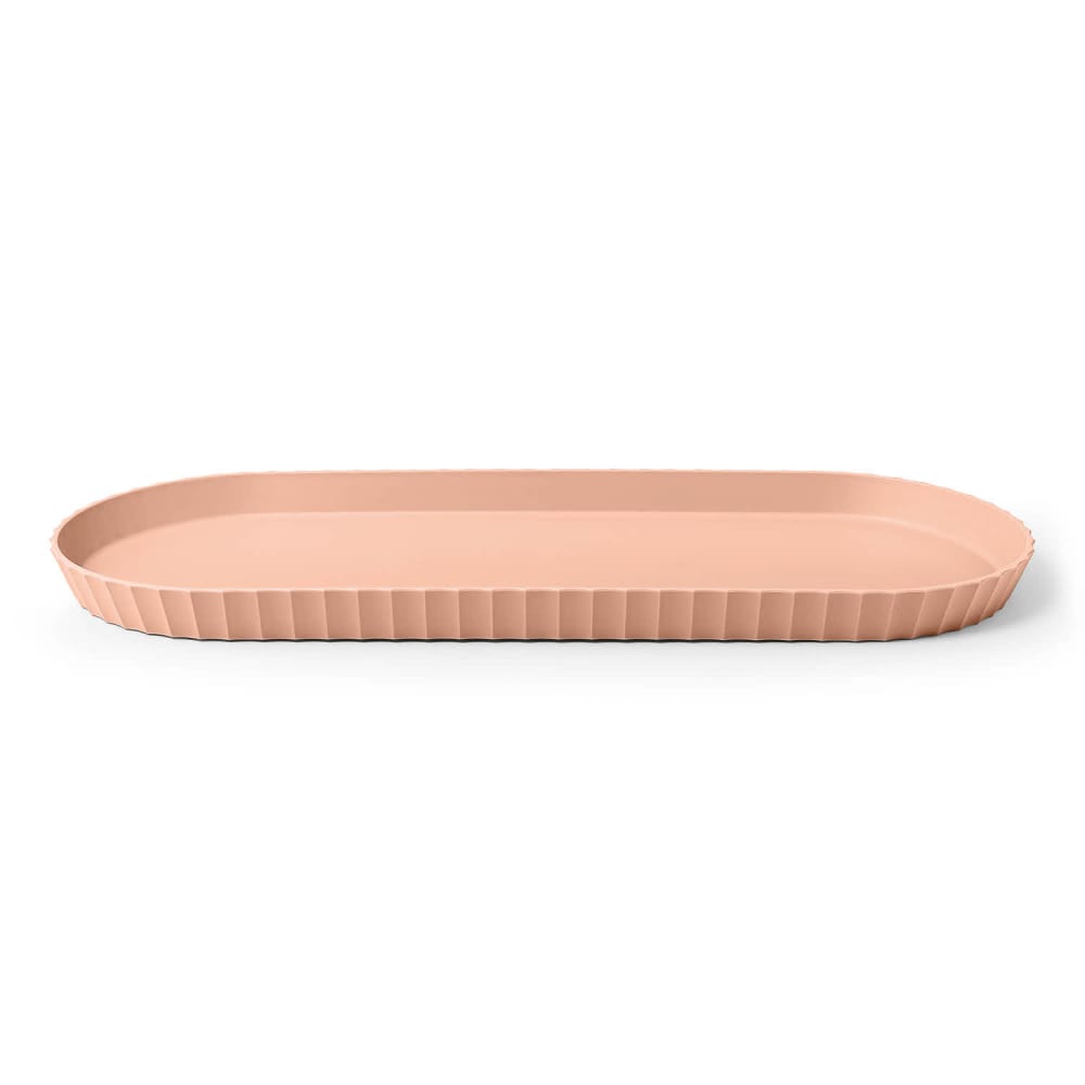 Plateau de service en polypropylène rose opaque