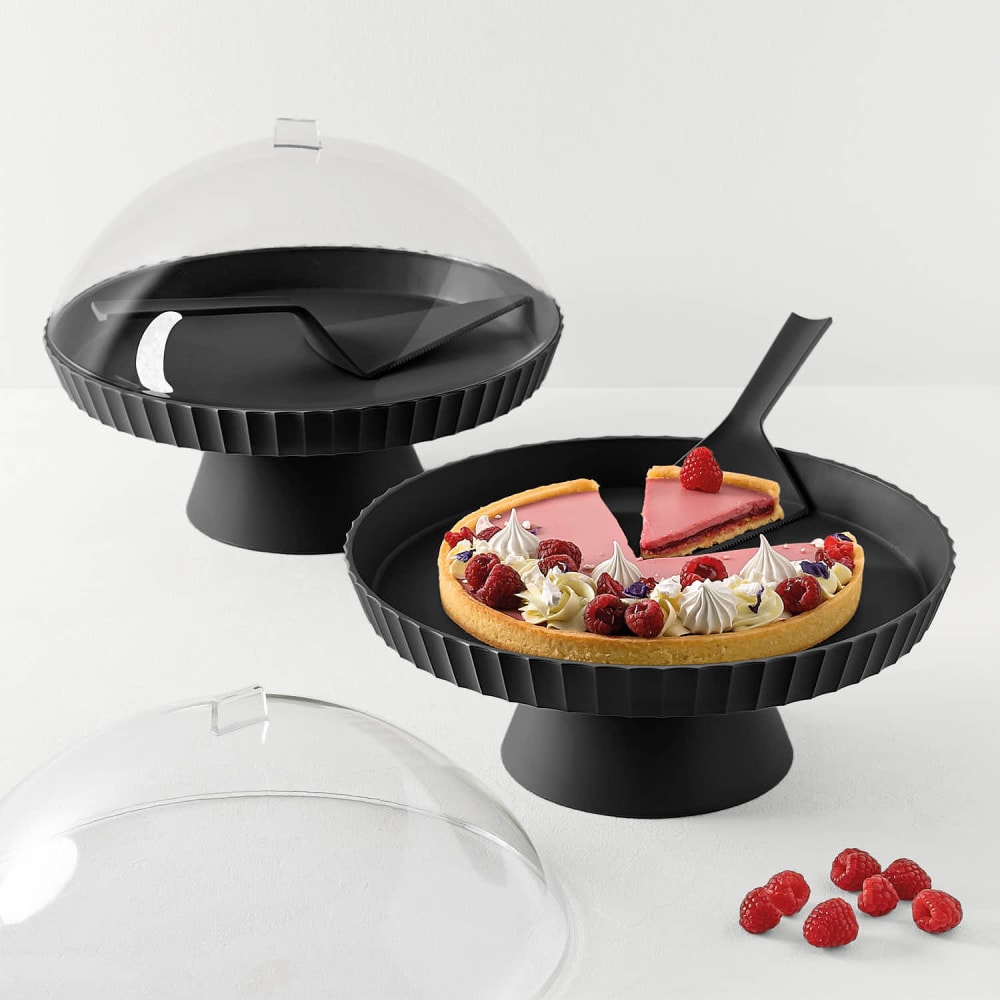 Pedestal con campana y clavijero de polipropileno negro - Maisons du Monde