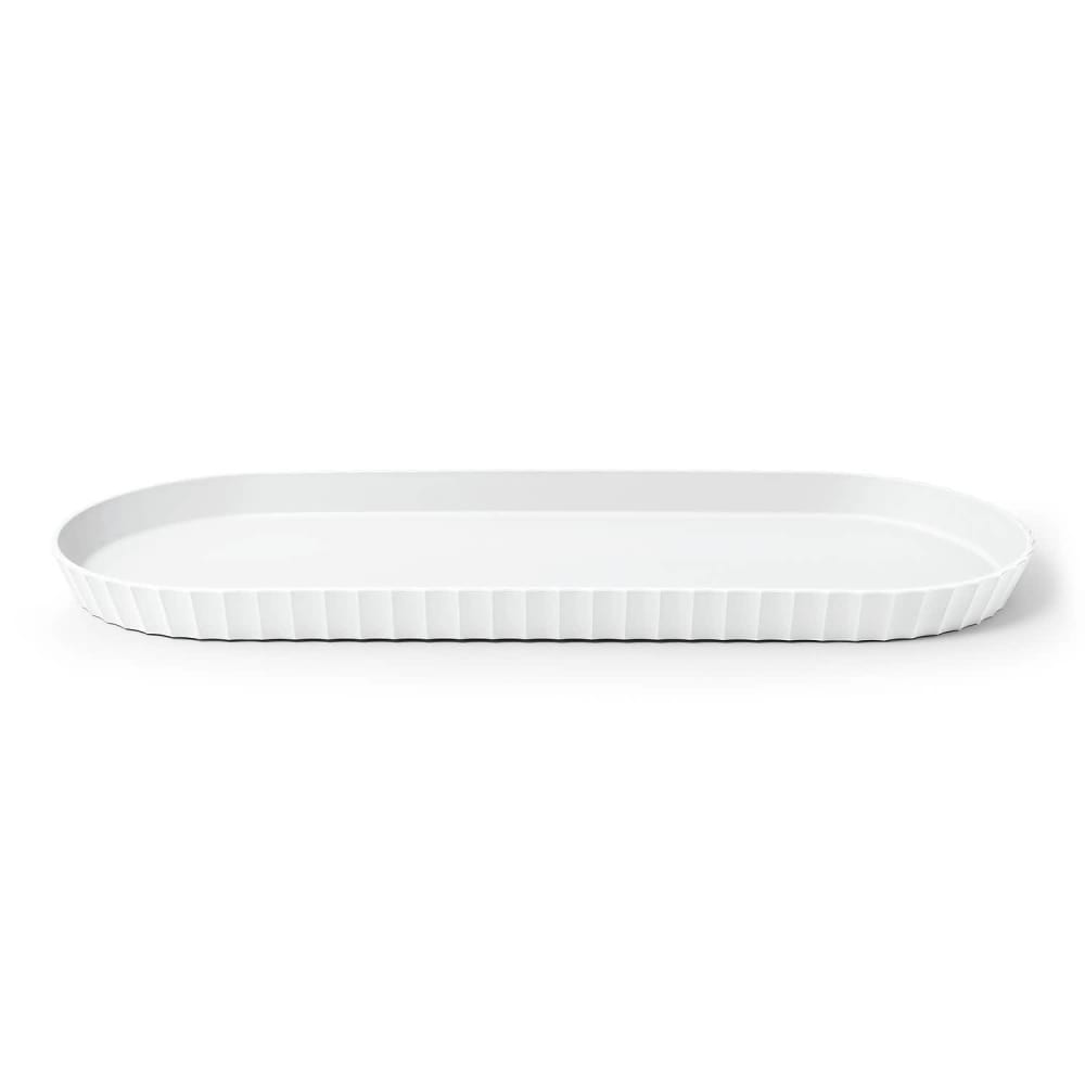 Plateau de service en polypropylène blanc opaque