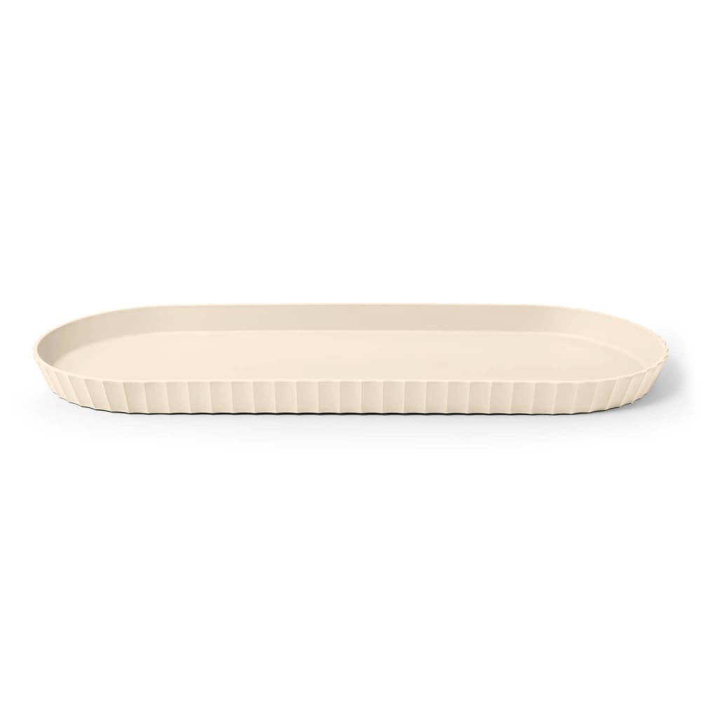 Vassoio da servizio in polipropilene beige opaco - Modello Contemporaneo - Verde - PP - Polipropilene