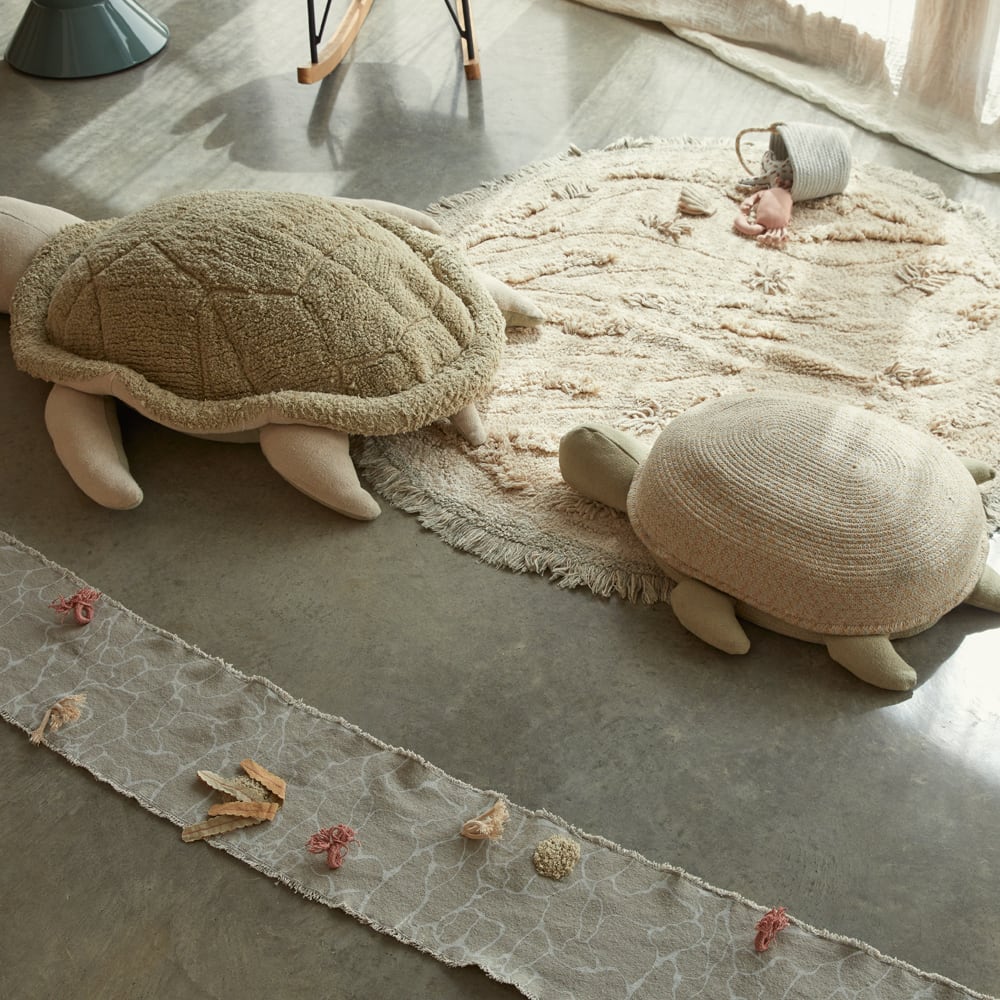 Baby Turtle Baumwollkorb, 22x25x10 cm, grün - Maisons Du Monde