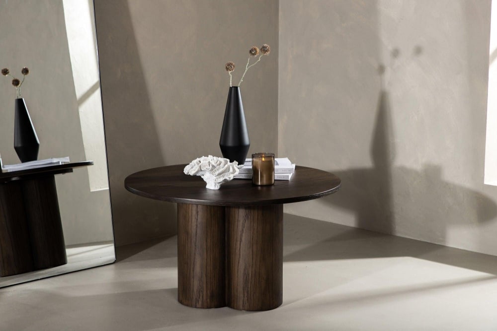 Table basse couleur moka en bois - Maisons du Monde