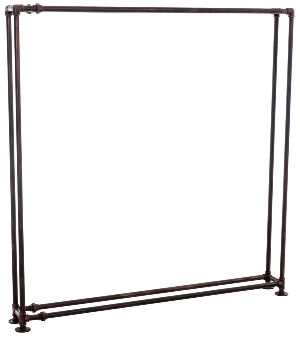 Rastrelliera per legna da ardere in Metallo bronzo - Modello Industriale - Metallo
