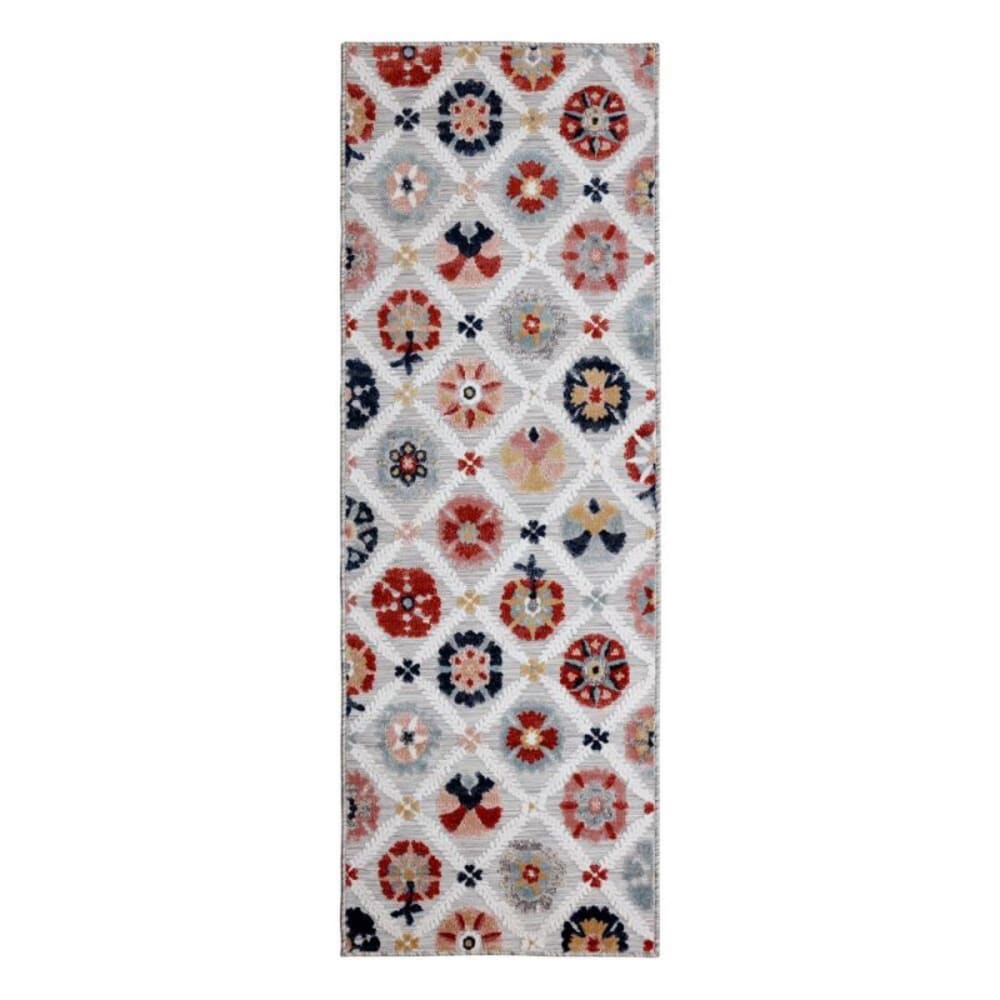 Tapis d'extérieur/ intérieur multicolore 80 x 230