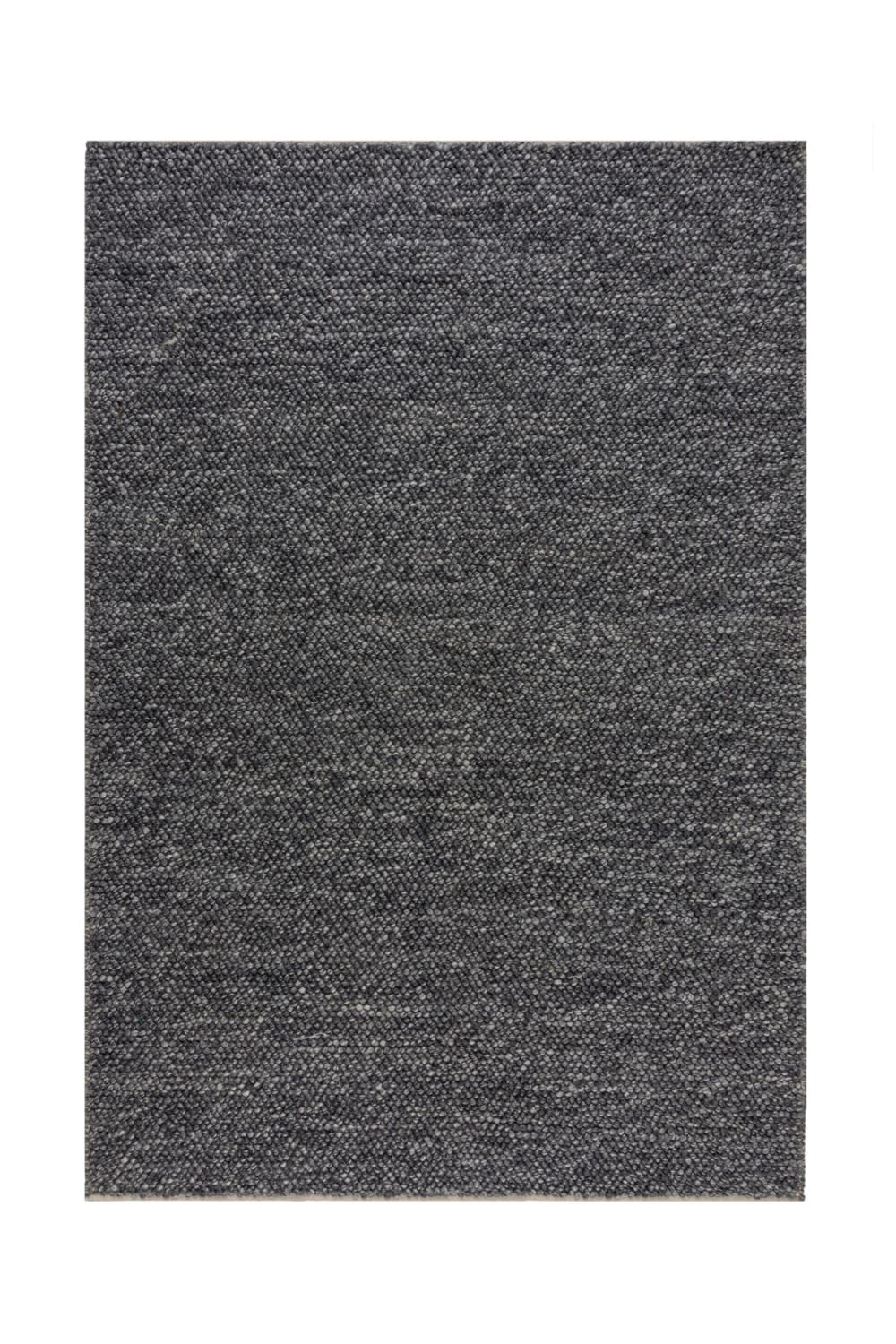 Tapis en laine effet bulle grise 160x230cm