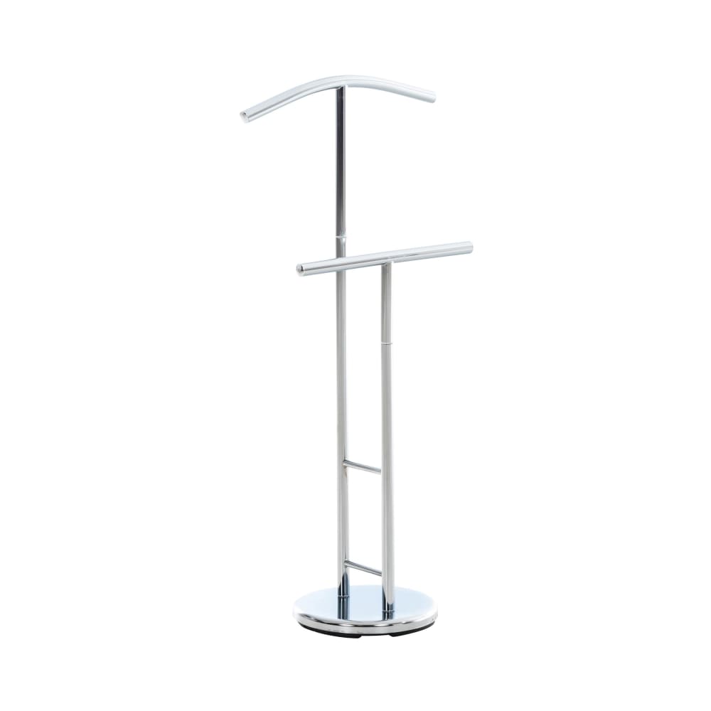 CLP Herrendiener mit Kleiderbügel und Hosenstange aus Metall silber style modern Grau Metall