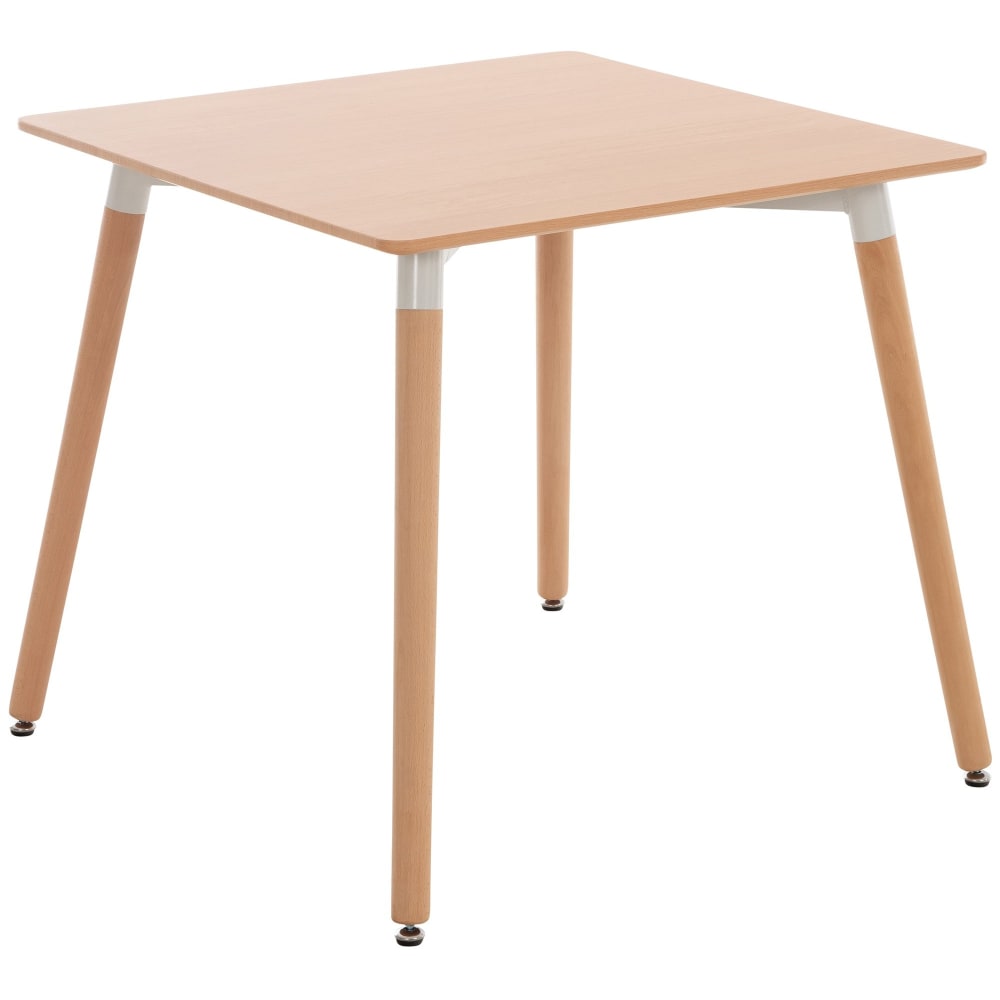 Table à manger carrée en holz nature Table à manger carrée en holz nature