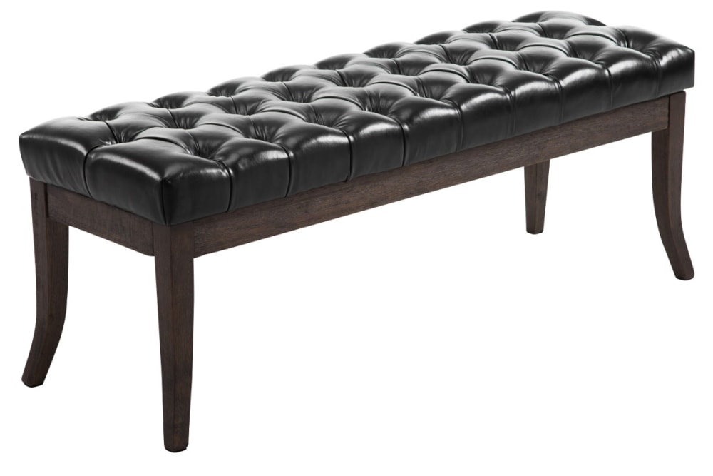 banquette avec pieds - noir