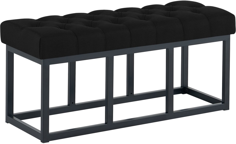 banquette avec pieds - noir