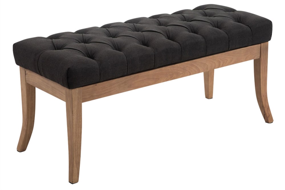 Banquette avec pieds - bois assise