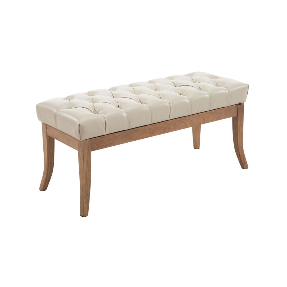 Banquette avec pieds - bois assise